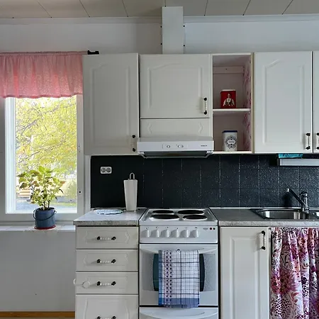 Kaunisto,riverside Near Santa In Town