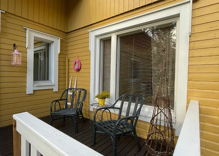 Kaunisto,riverside Near Santa In Town